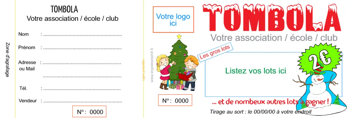 Tiucket tombola Sport - HTF